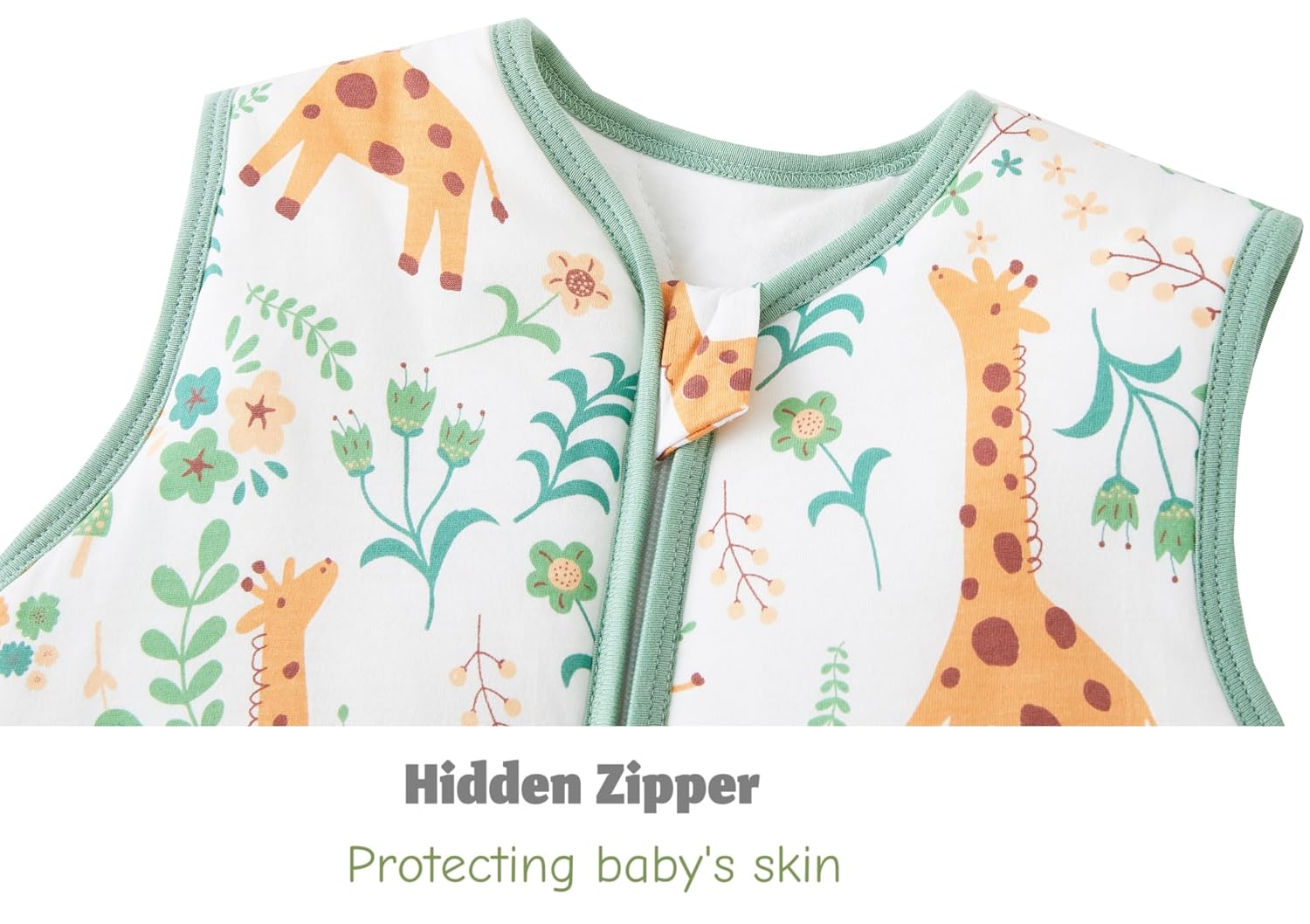 Detalle 2 de Chilsuessy Schlafsack mit Füßen 2er Pack, 2,5 Tog