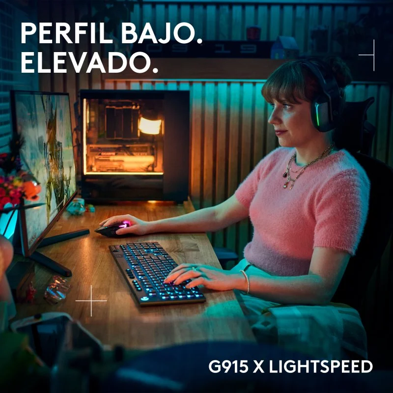 Thumbnail 3 de Logitech G915 X LIGHTSPEED teclado mecánico gaming inalámbrico