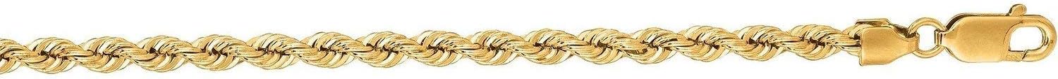 Detalle de Chaîne maille corde en or jaune 750/18 carats – largeur 2,50 mm, longueur personnalisable