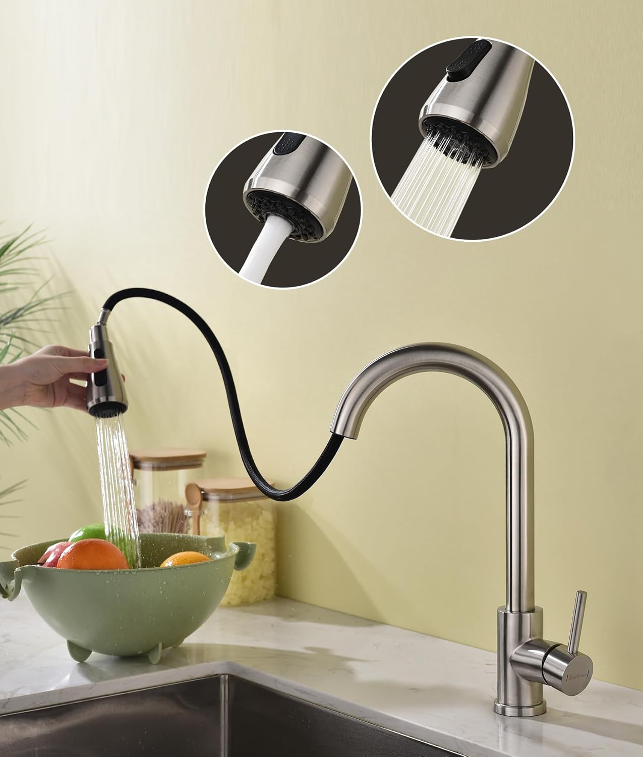 Detalle de Wasserhahn Küche Ausziehbar 360°