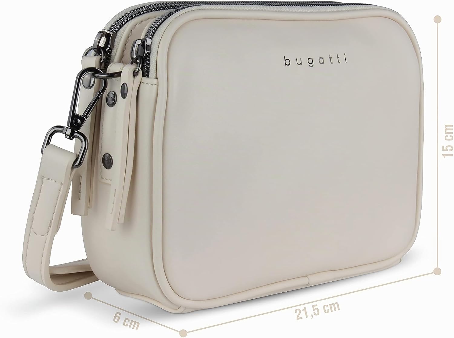 Thumbnail 2 de Bugatti Almata Piccola: borsa a tracolla da donna in pelle sintetica, design maneggevole e versatile