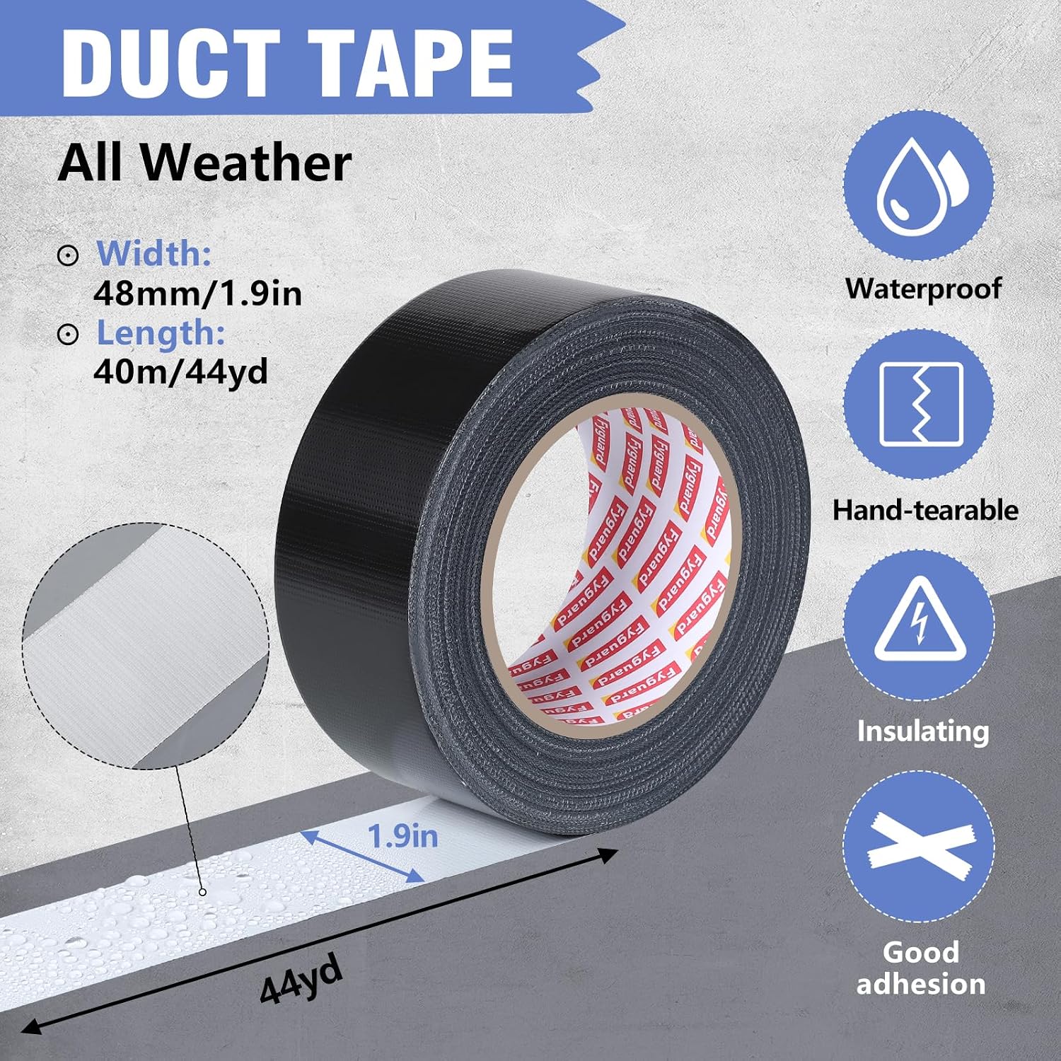 Detalle de Fyguard duct tape 210μ 48mm, 40m