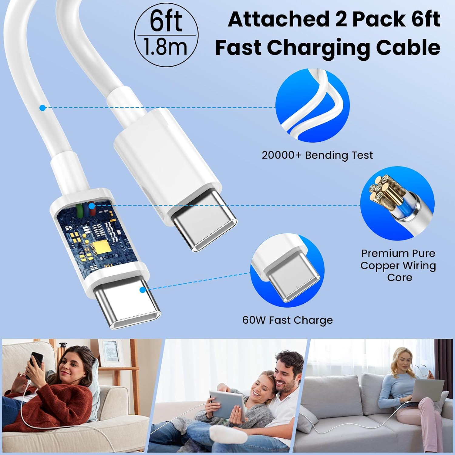 Detalle 2 de iPhone 17 Pro Max Charger 40W