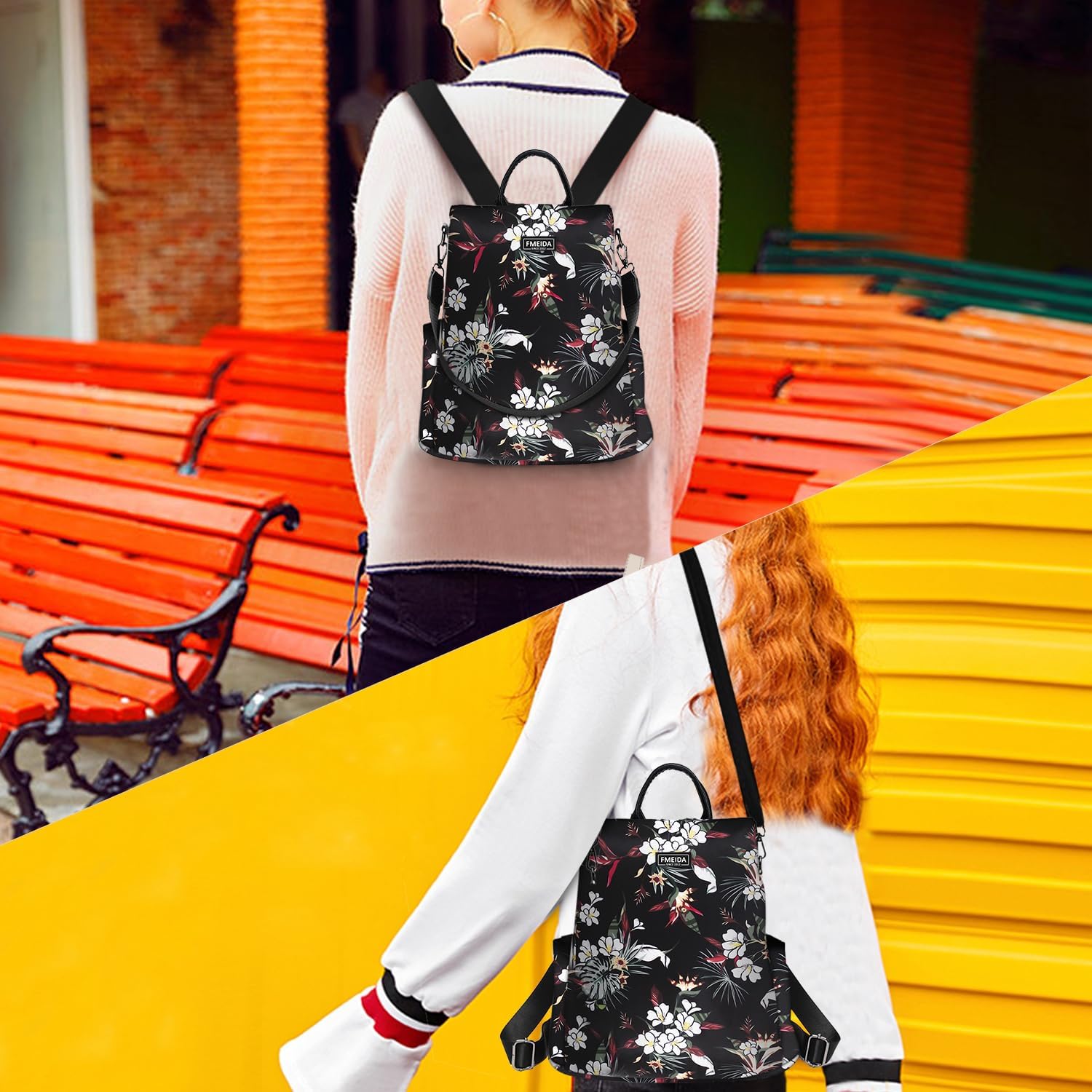 Detalle 2 de Fmeida Mochila Antirrobo Mujer 32x15x33 cm