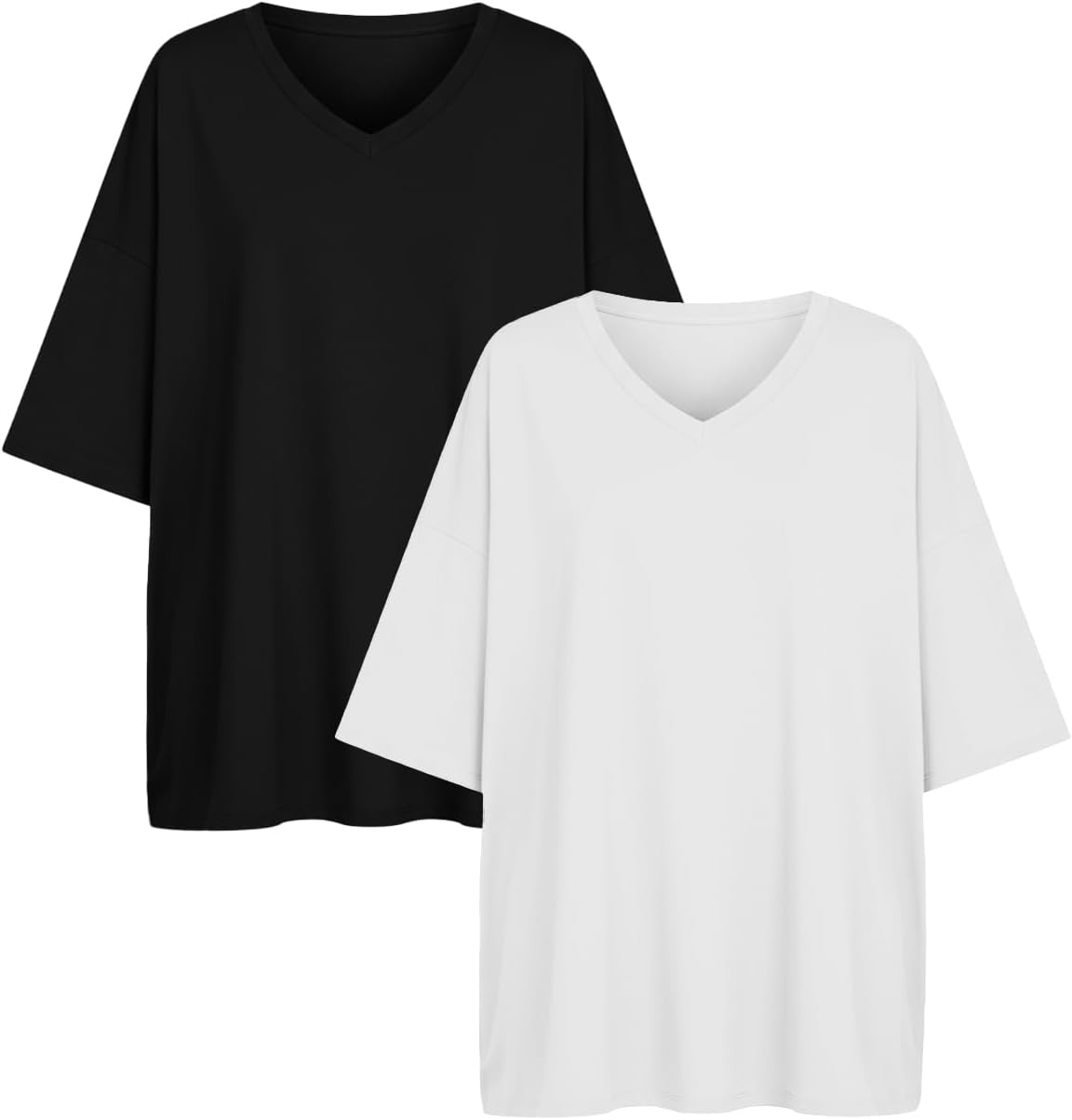 Thumbnail 2 de Ebifin Oversized V-Neck T Shirt