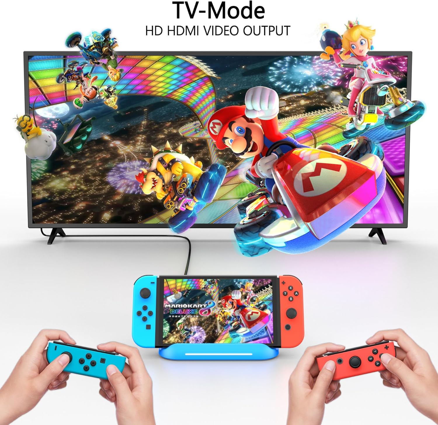 Thumbnail 2 de 5-in-1 Switch Dock für Nintendo Switch OLED – TV-Dockingstation mit HDMI, USB 3.0 und USB-C Laden
