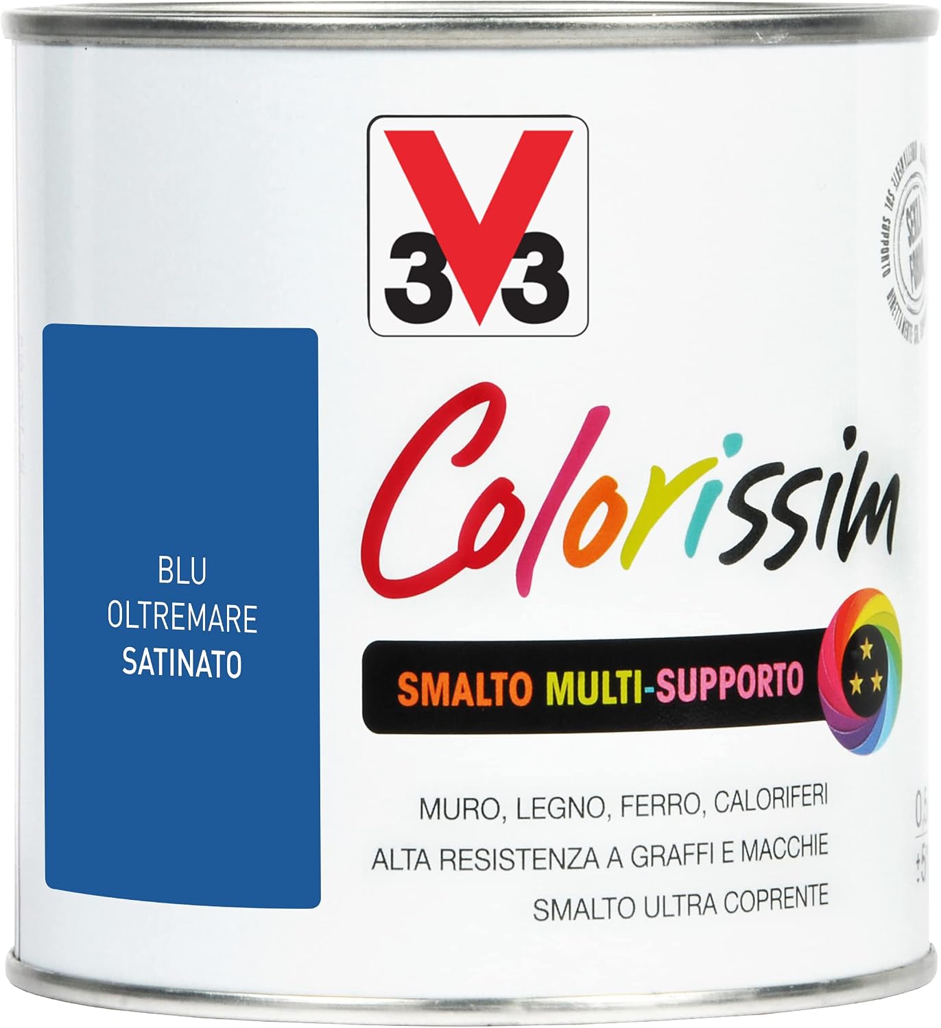 Thumbnail 6 de Smalto multisupporto V33 Colorissim Grigio Antracite 0,5 L