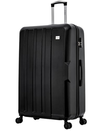 Detalle de FLYMAX 29" Large Suitcase with 4 Wheels, 103 Litre Capacity – ABS Hard Shell, 3-Digit Lock & Telescopic Handle