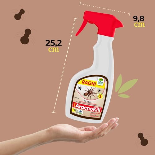 Thumbnail 7 de Albagarden Aracnokill: Insetticida spray 500 ml per interni ed esterni, contro ragni, insetti e zanzare