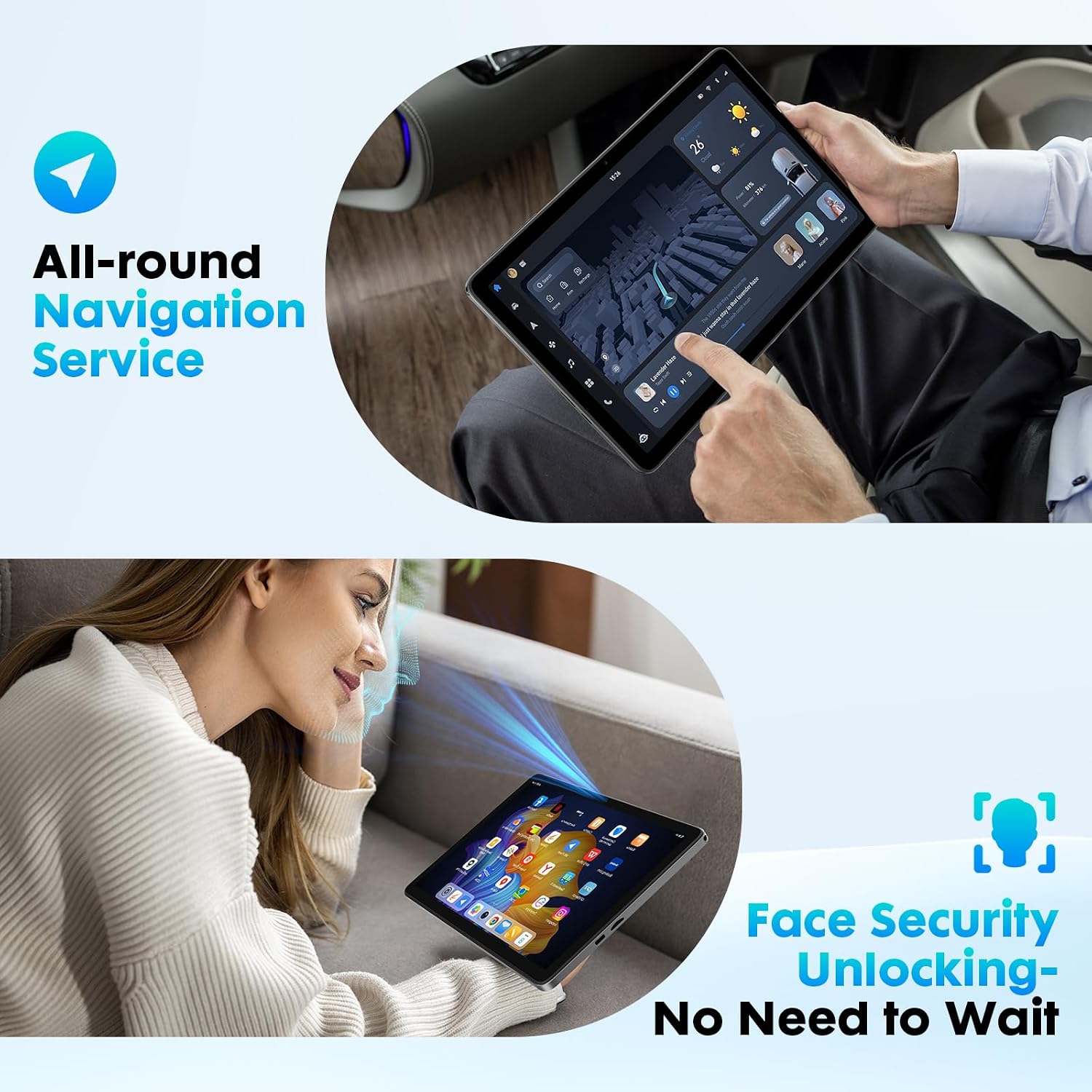 Thumbnail 6 de Aobante 10-Inch Android 15 Tablet (24GB RAM/128GB ROM, 1TB Expandable) with Keyboard & Mouse, 6000mAh