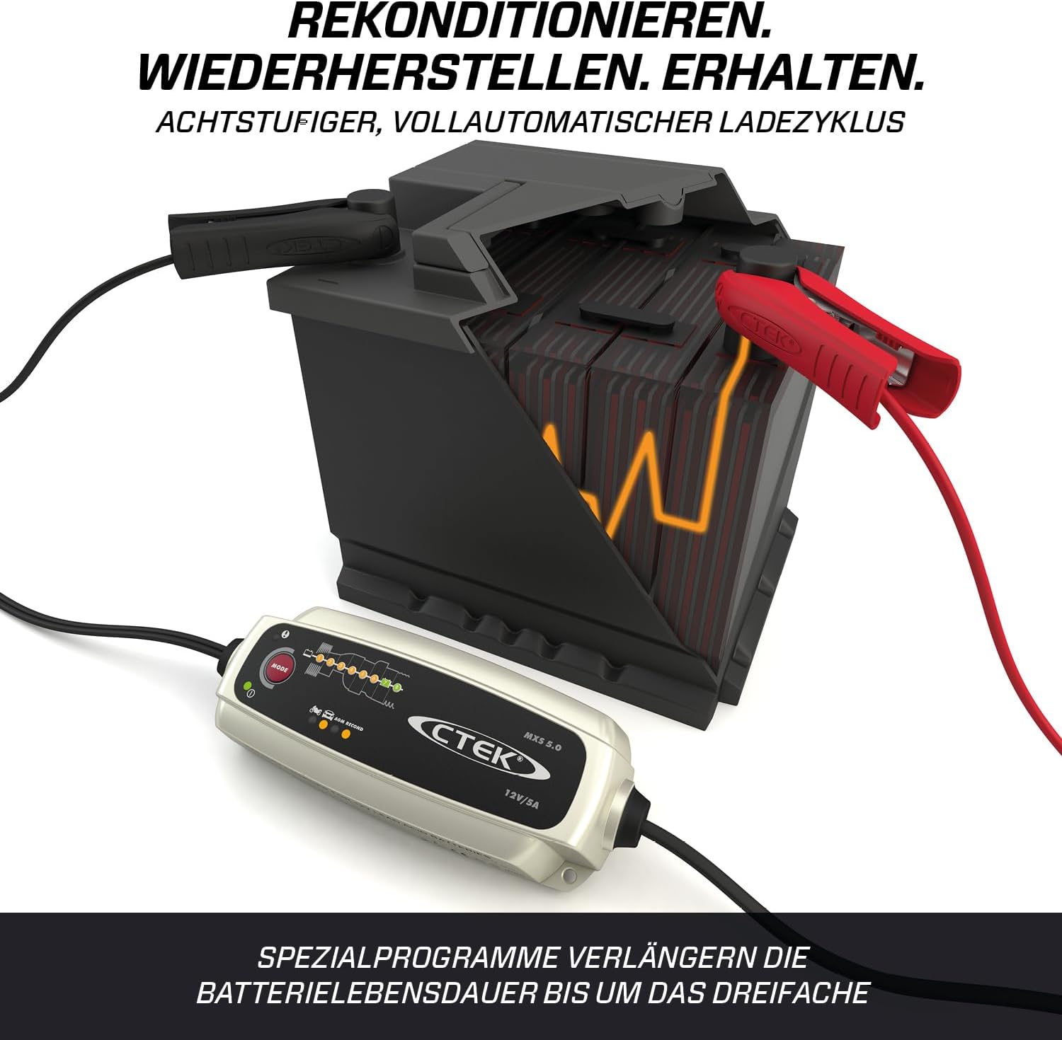 Thumbnail 4 de CTEK MXS 5.0 12V Batterieladegerät 🔌