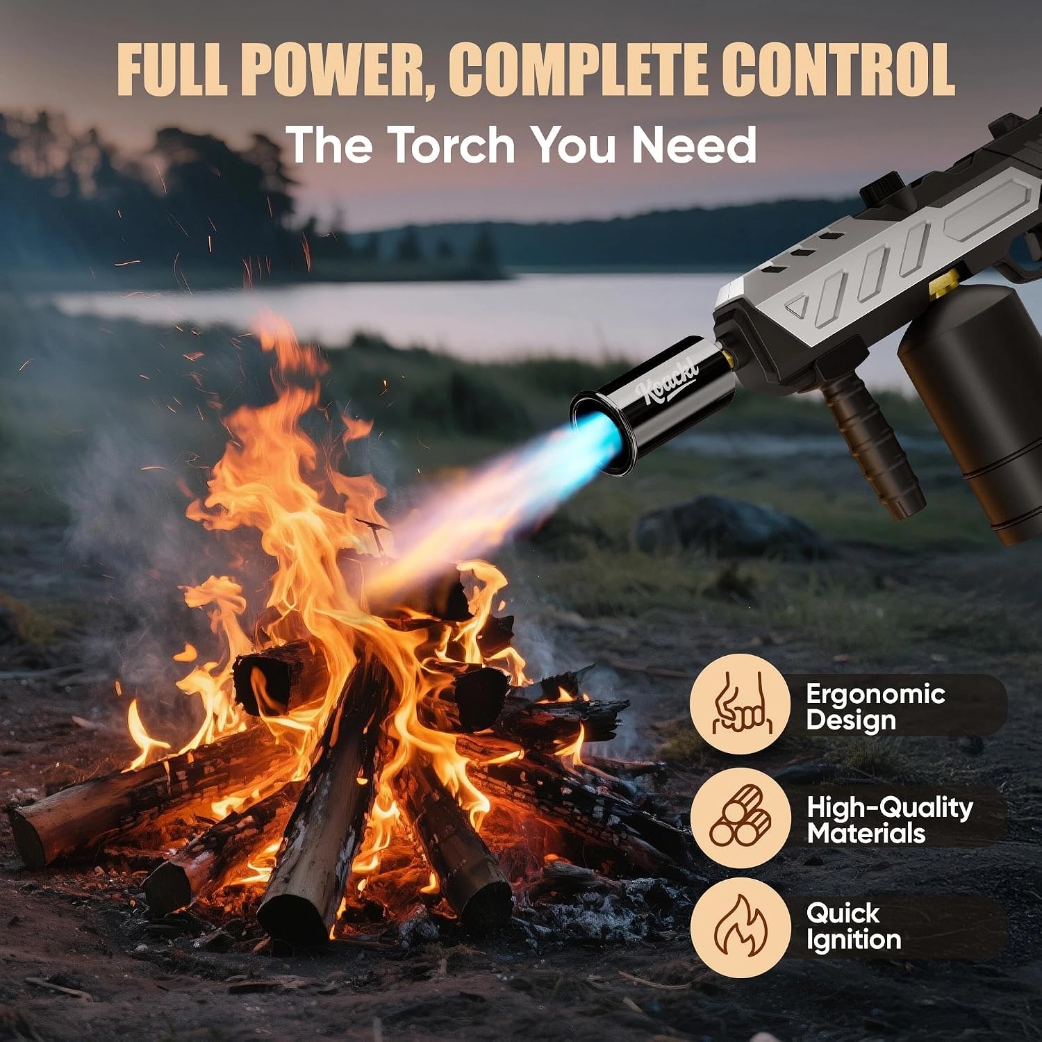 Thumbnail 4 de KOACKL Powerful Propane Torch with Adjustable Flame