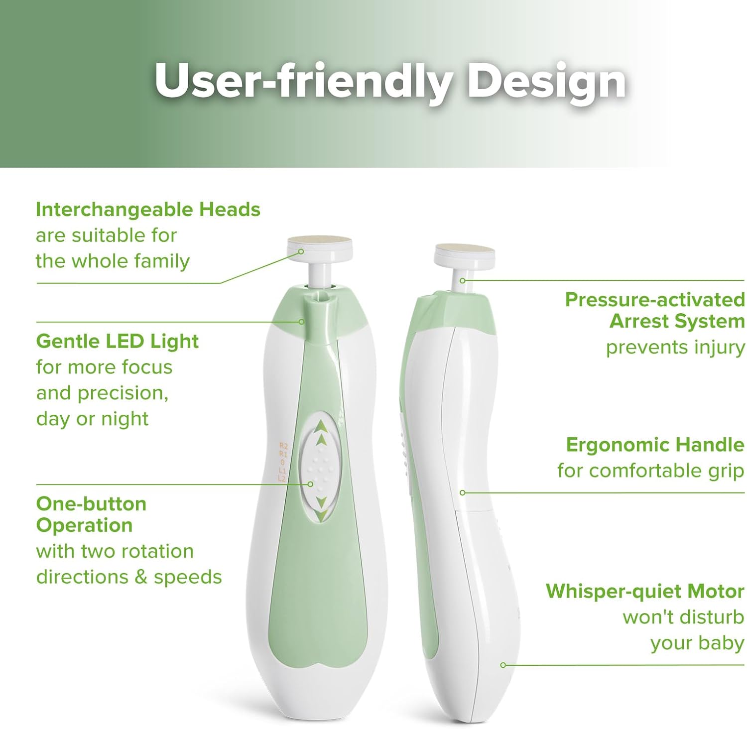 Thumbnail 4 de haakaa Baby Nail Trimmer Electric 6 heads