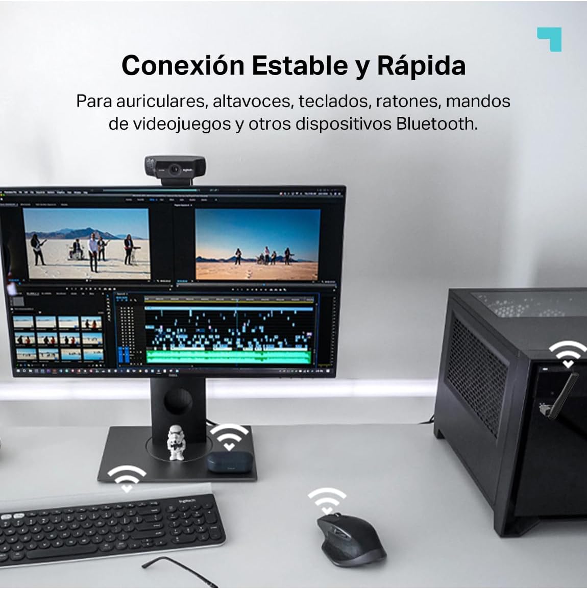 Detalle 2 de TP-Link UB500 Plus, Adaptador USB Bluetooth 5.3 para PC
