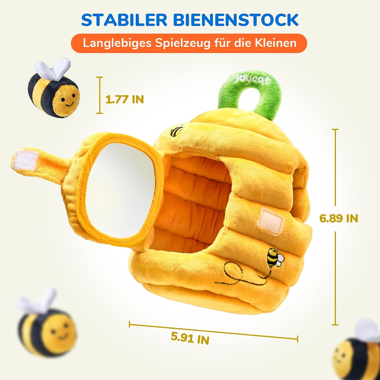 Thumbnail 6 de JoyCat Baby Sensorik-Spielzeug Bienenstock: Montessori-Entdeckung für 6–12 Monate