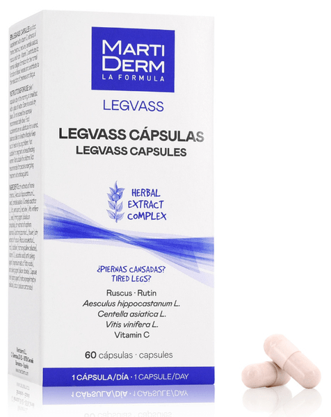 Detalle 2 de Martiderm Legvass 60 cápsulas para piernas cansadas