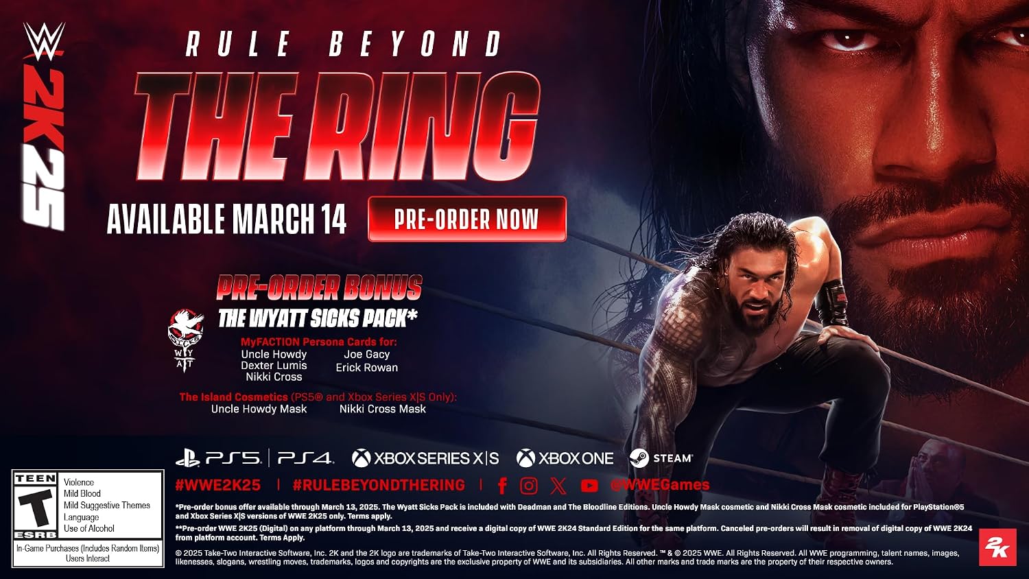 Thumbnail 1 de 2K WWE 2K25 for PlayStation 5