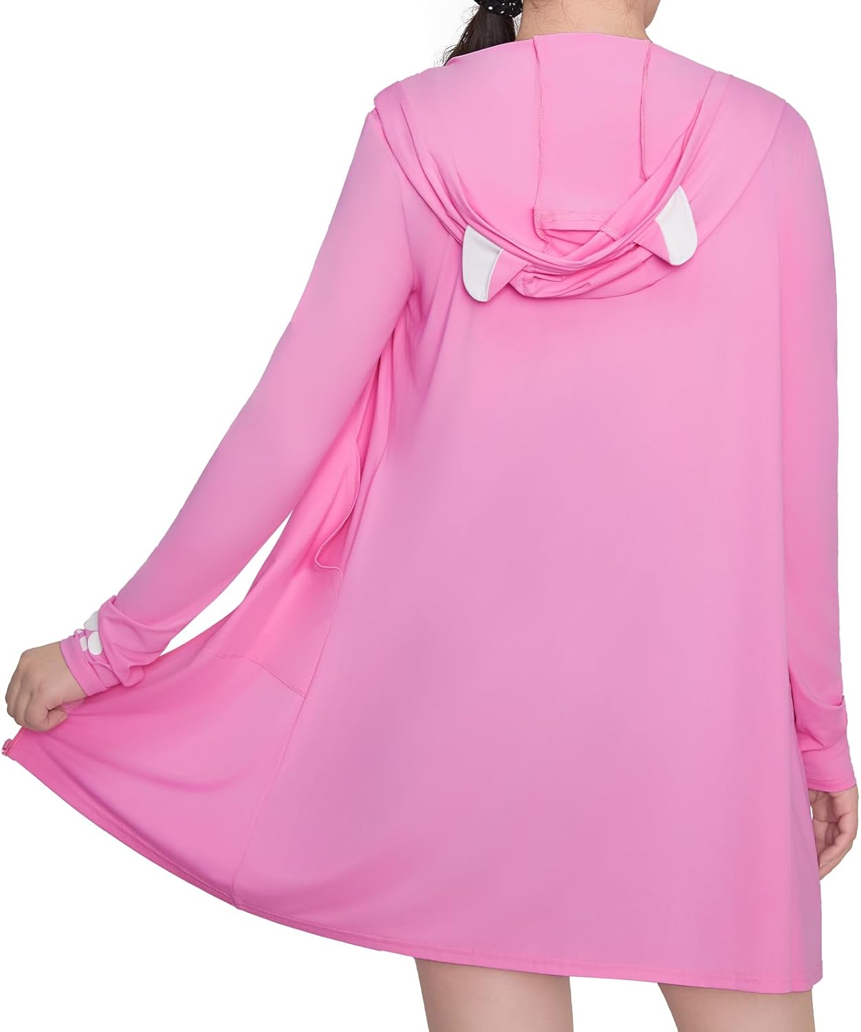 Detalle de OLAOLA UV Langarm Rash Guard mit Reißverschluss – UPF 50+ Sonnenschutz für Schwimmen, Surfen, Strand (S-L)