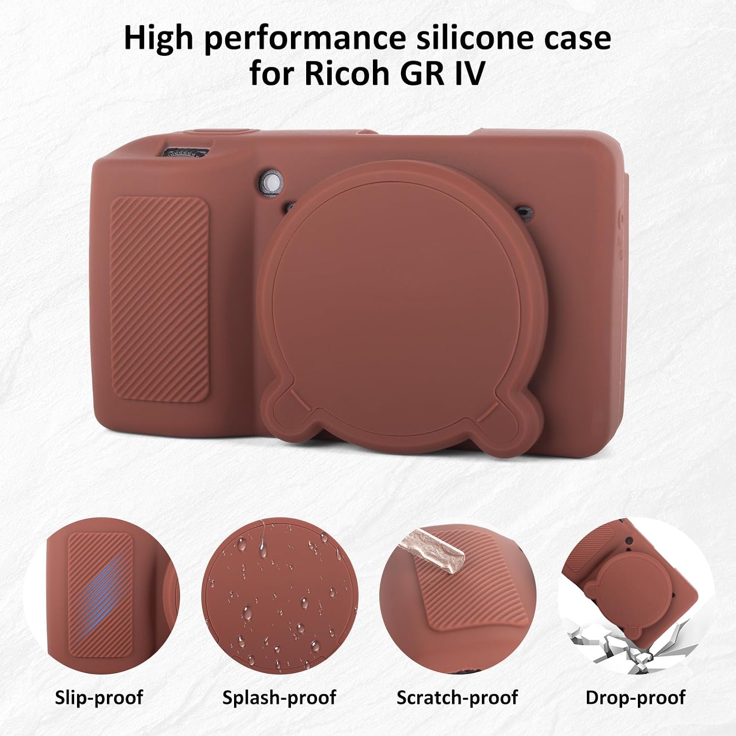 Thumbnail 2 de Rieibi Silicone Case for Ricoh GR IV: Protective Grip and Screen Clarity for GR4
