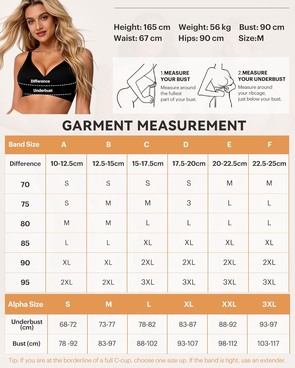 Thumbnail 5 de Bresdk Soutien-Gorge Push-Up sans Armatures – Décolleté en V profond et Maintien Optimal