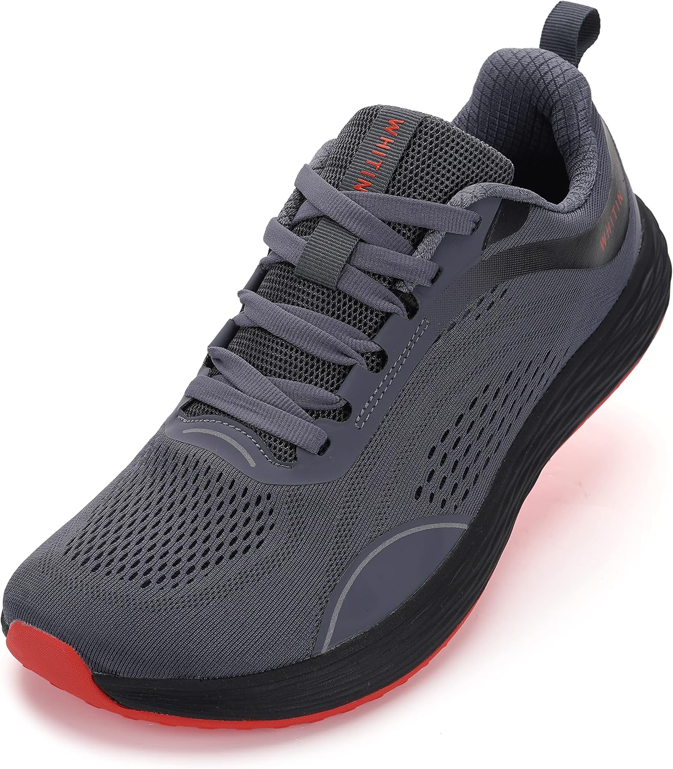 Detalle de WHITIN Men’s Zero Drop Running Shoes with Wide Toe Box