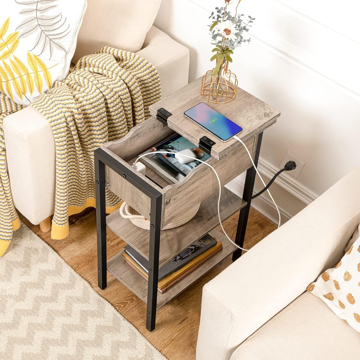Detalle 2 de HOOBRO Side Table BG341BZ01
