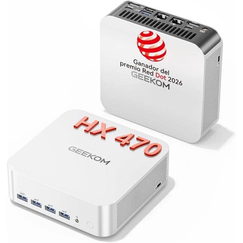 Detalle de GEEKOM A9 Max: Mini PC potente con Ryzen 9 HX, 32 GB y 1 TB SSD para creator e gaming