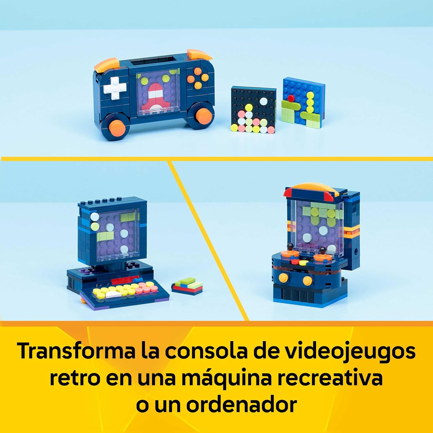 Detalle de LEGO Creator 3en1 Consola de Videojuegos Retro 31380