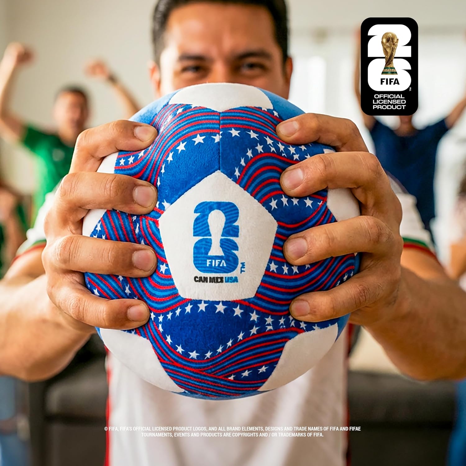 Detalle de Jazwares FIFA World Cup 2026 USA 9-Inch Plush Soccer Ball