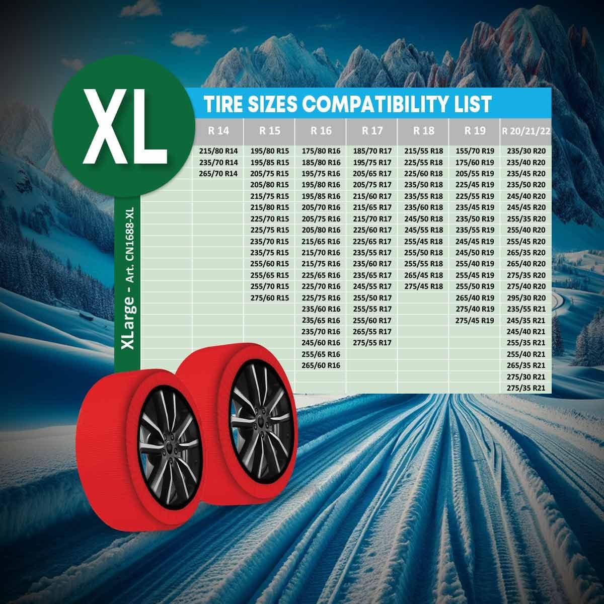 Thumbnail 1 de CARALL Calze da neve omologate rosse XL 🧣