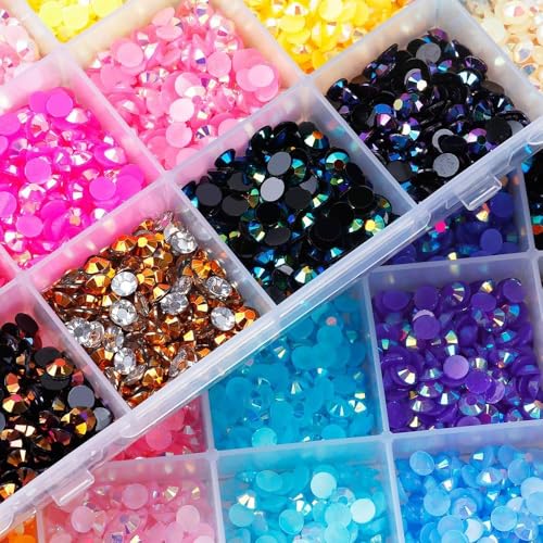 Detalle de GRLGOGO Bedazzler Kit Glitzersteine: 40 Colours, 40000 Pcs, 3mm Resin Bedazzling Kit