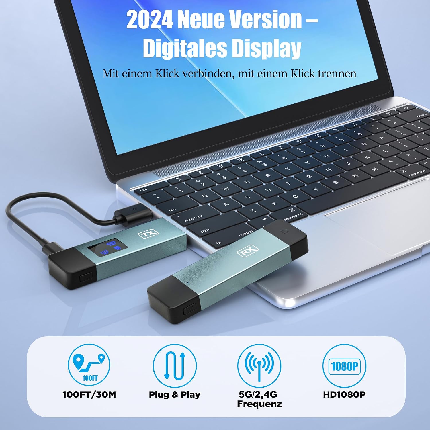Detalle 2 de HDMI Wireless Transmitter 30 m Verbindung