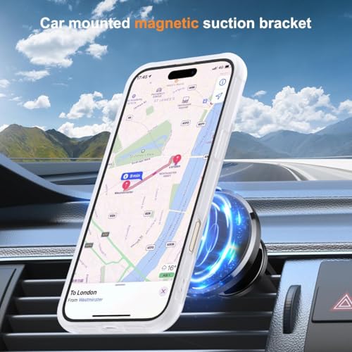 Detalle 2 de SKYLMW iPhone 17 magnetic ring case 6.3"