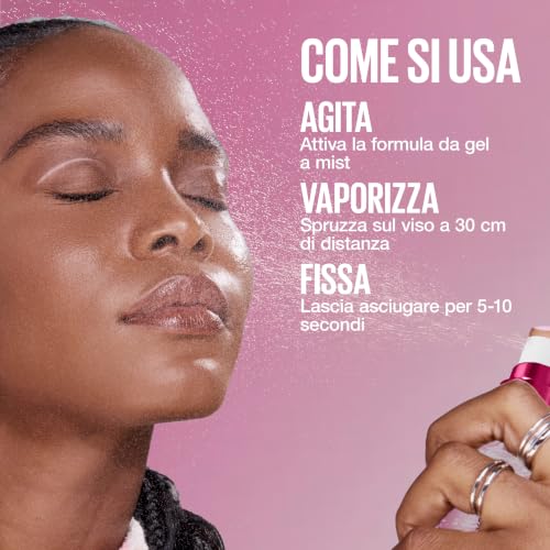 Thumbnail 10 de Maybelline Grippy Setting Mist Spray Fissante Makeup 100 ml: fissaggio prolungato con idratazione