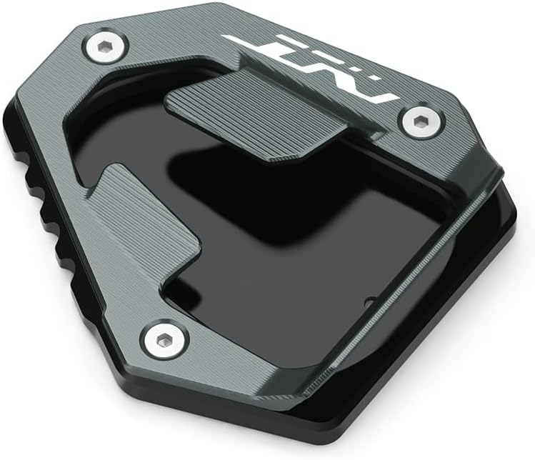Detalle de Modeer Cavalletto laterale esteso per Honda NT 1100 / NT1100 DCT (anni 2022–2025) – accessorio CNC grigio