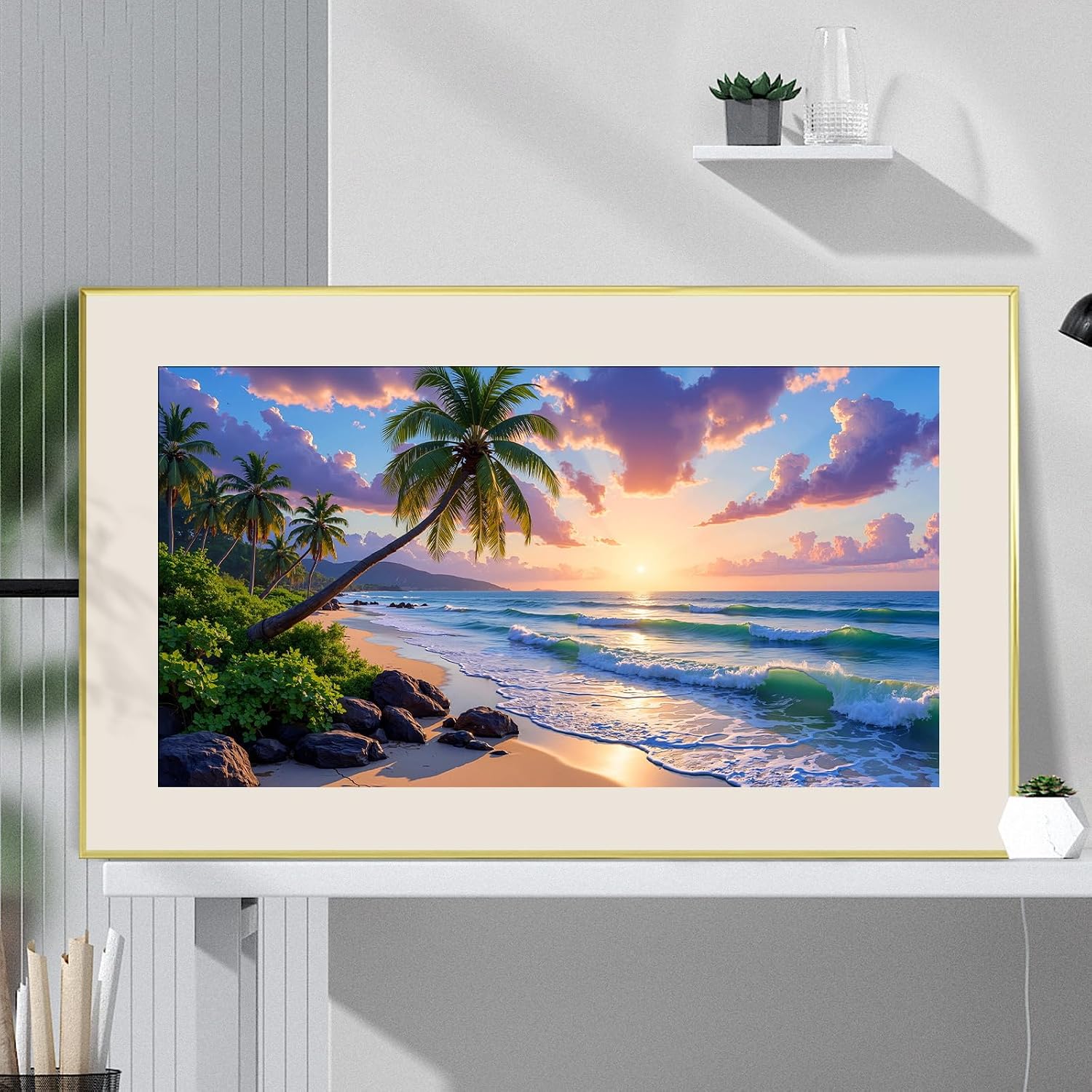 Thumbnail 6 de HeeBenor Diamond Painting Kit, 27.5 x 15.7 Inch