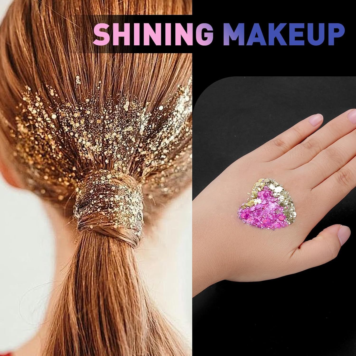 Thumbnail 6 de AROIC 40 Colors Body Glitter Gel, Holographic and Glow-in-the-Dark Shades