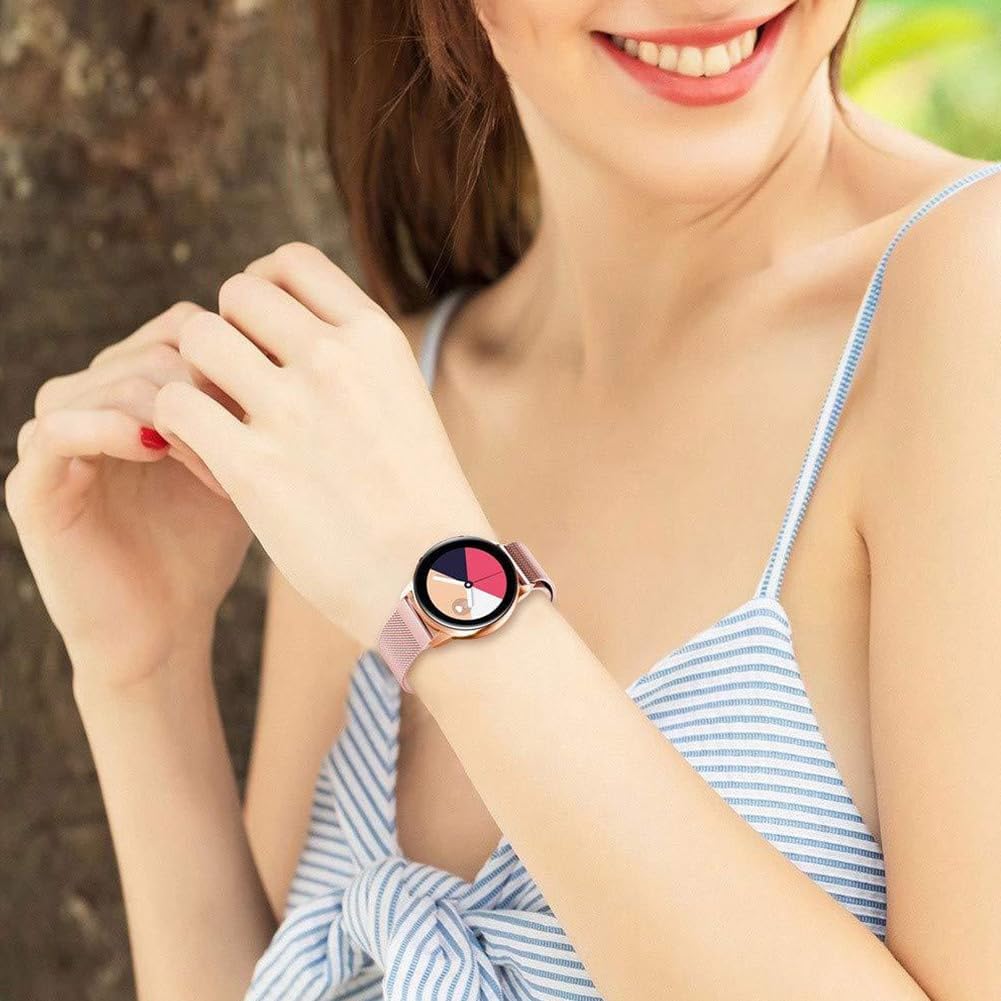 Thumbnail 5 de PDSQL Edelstahl Mesh Uhrenarmband mit Magnetverschluss – Ersatzband für Smartwatch & klassische Uhren