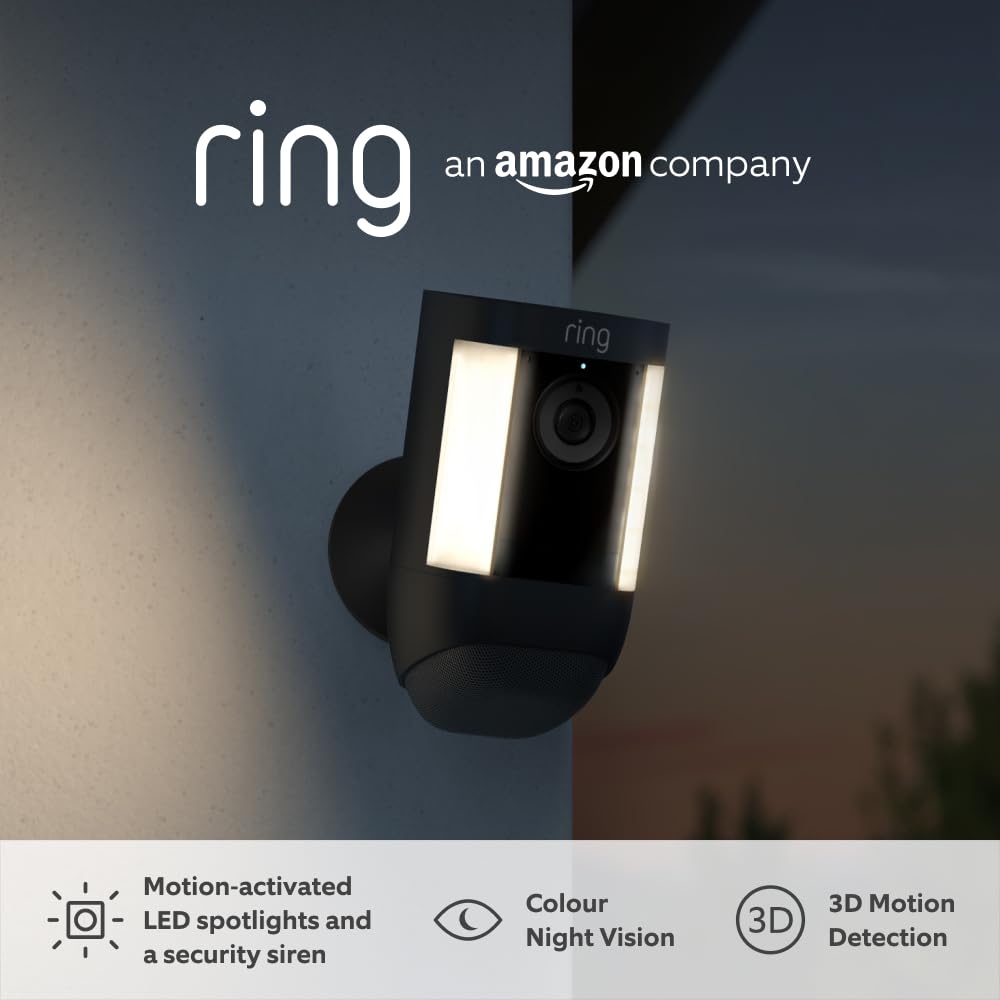 Detalle de Ring Spotlight Cam Pro Battery 1080p security camera