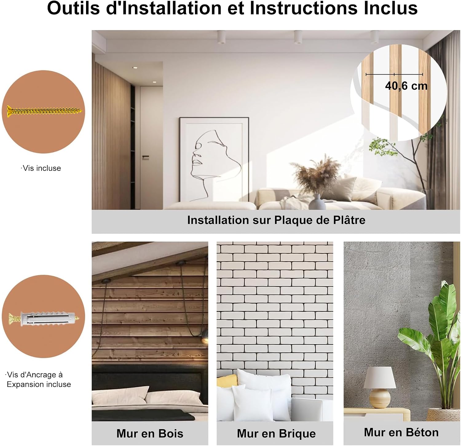 Thumbnail 6 de FUKUMARU Griffoir pour Chat à 71 cm – Grattoir mural en sisal, poste vertical robuste