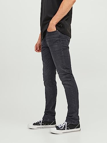 Thumbnail 6 de JACK & JONES Herren Jeans JjiGlenn Schwarz Slim-Fit 36W/32L