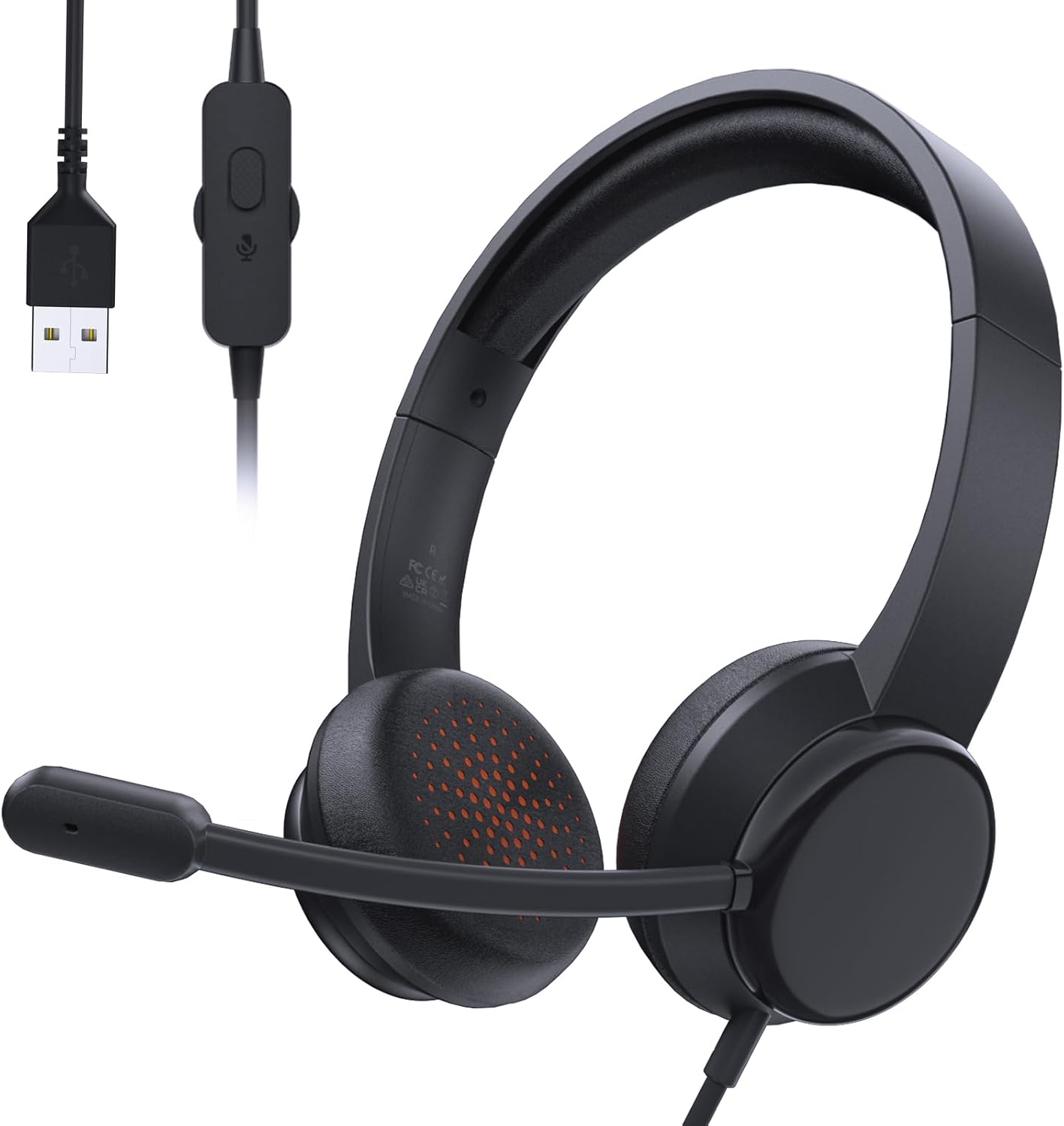 Detalle de syndesmos USB Headset mit Mikrofon 135 g