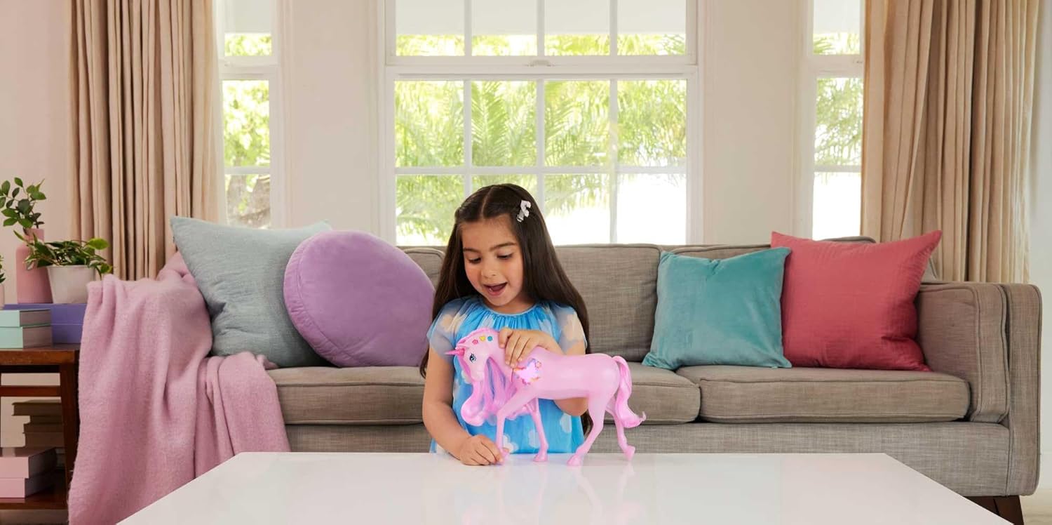 Detalle 2 de Barbie JCP78 leuchtendes Einhorn 20 đŠ