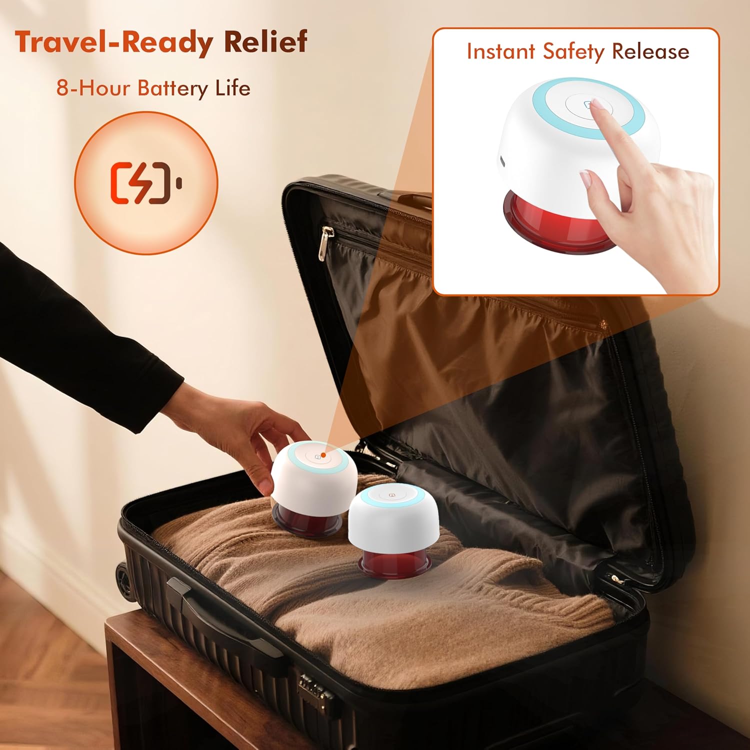 Thumbnail 5 de 2 Pack Smart Cupping Therapy Massager: 5-in-1 Cupping Set for Pain Relief