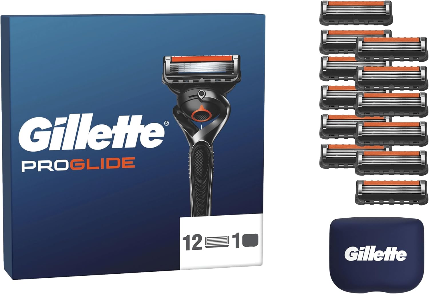 Detalle de Gillette Proglide Recharges 12 x 5 Lames Ultra Affûtées