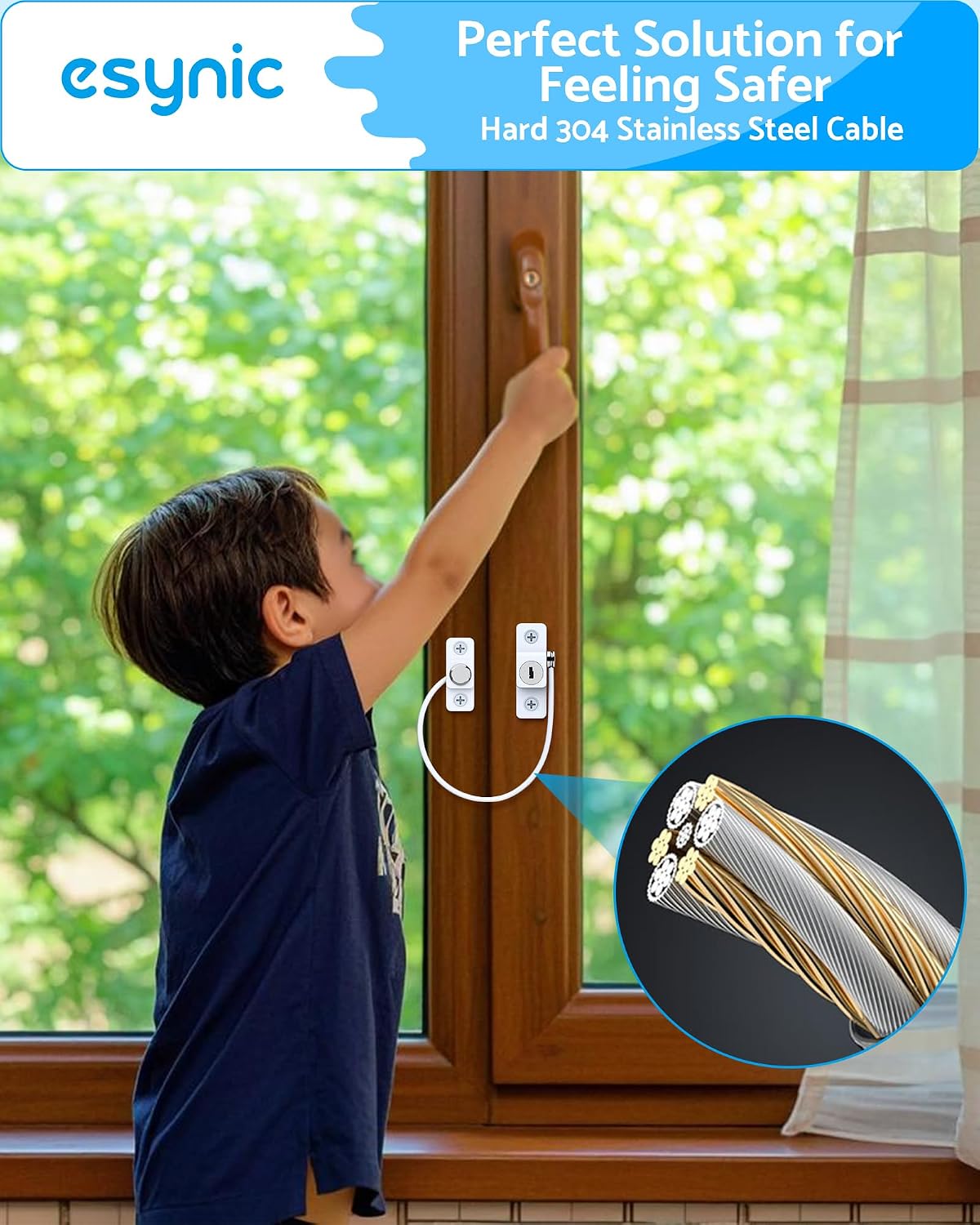 Thumbnail 5 de eSynic 8 Pack Child Safety Window Locks 8-piece