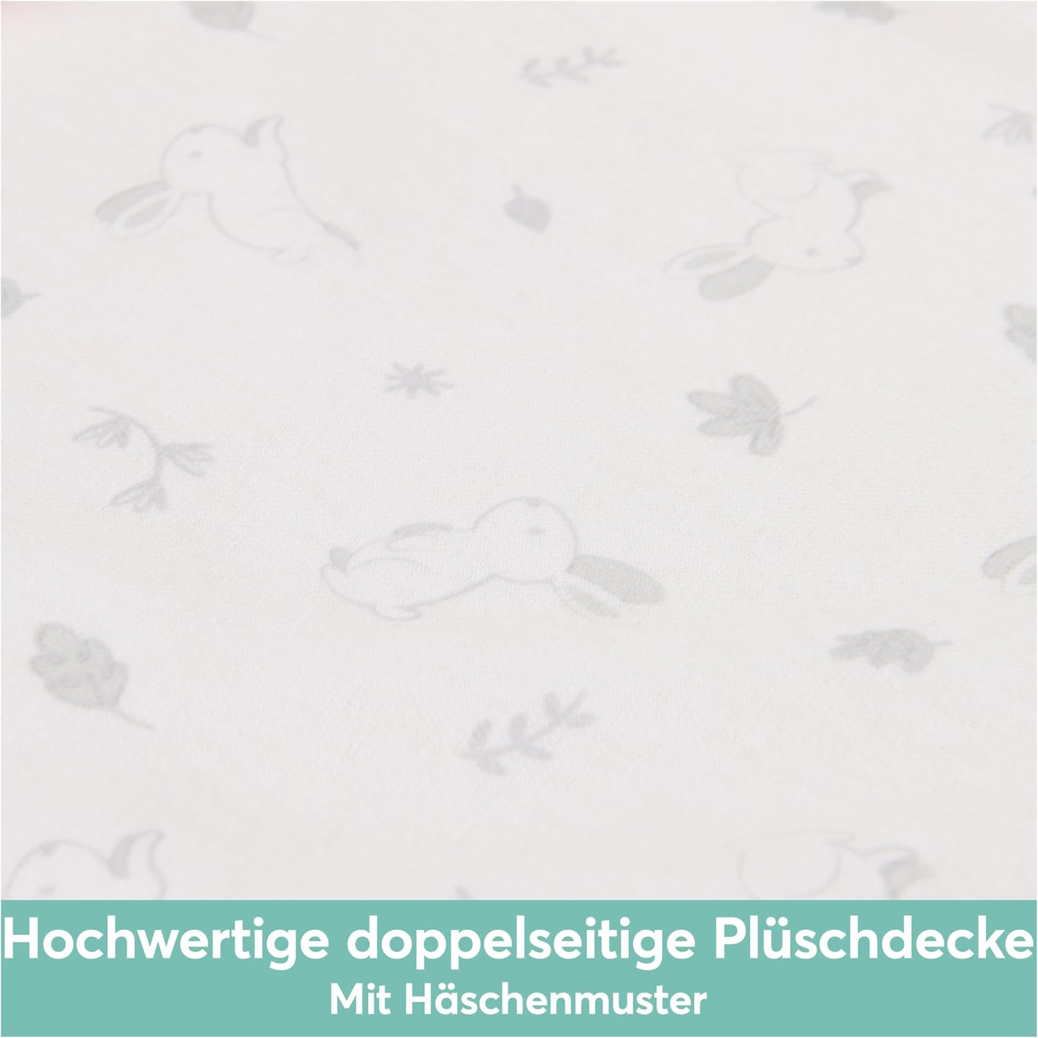 Detalle de GUND Schmusetuch Häschen aus 100% recyceltem Material (ca. 25 cm) – für Babys ab Geburt