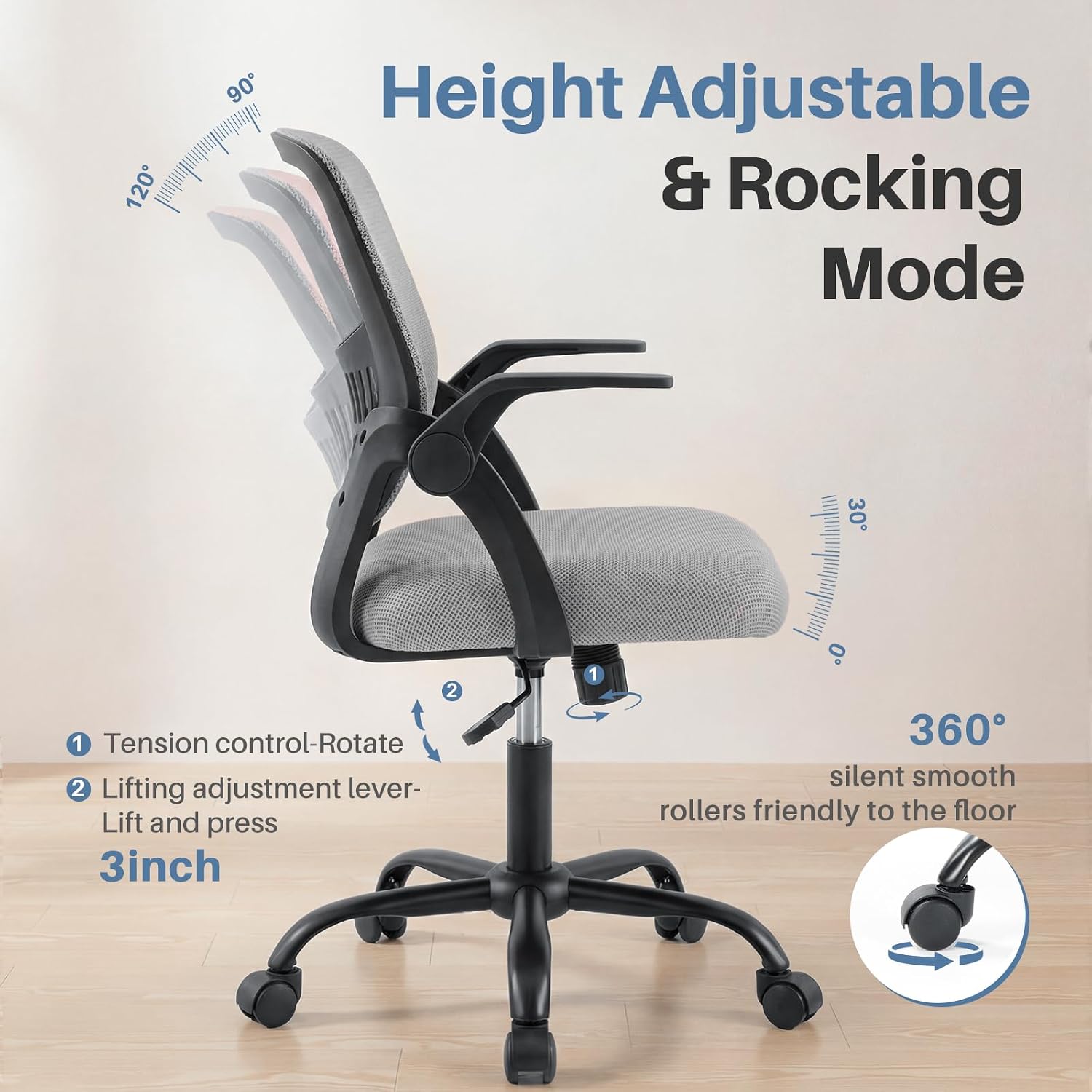 Thumbnail 5 de DUMOS Mesh Office Chair