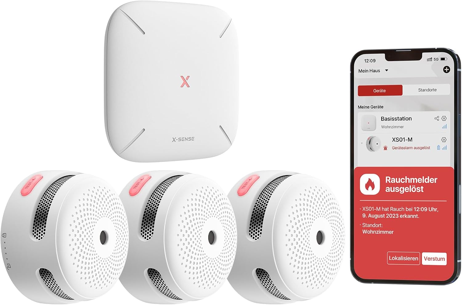 Detalle de X-Sense Smart Rauchmelder XS01-M WLAN