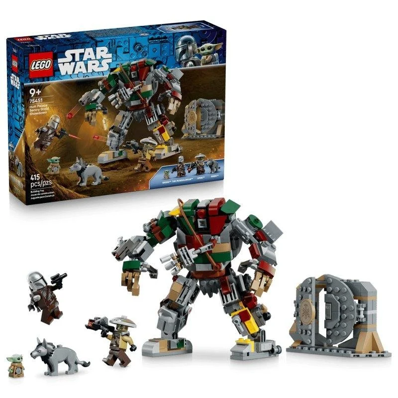 Detalle de LEGO Star Wars Batalla Mandaloriano y Grogu 75451 – 415 piezas